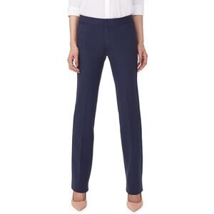 NYDJ Stretch Knit Ponte Trousers - 8 - Evening Tide